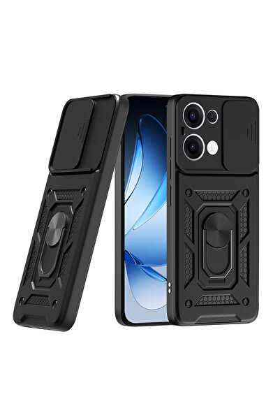 Techsuit Husa Oppo Reno13 protectie camera CamShield Series, negru