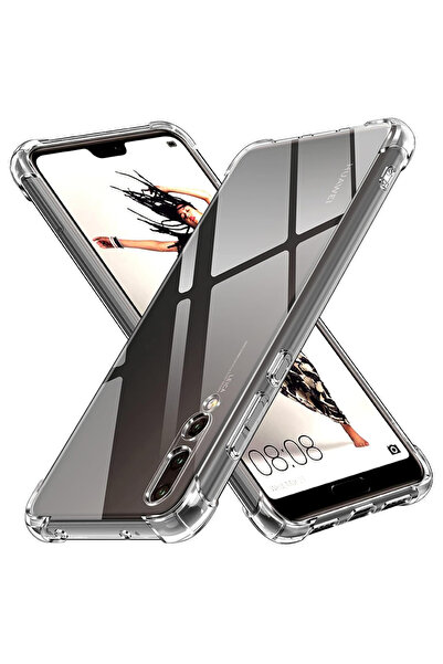 Techsuit Husa Huawei P20 Pro Αντικραδασμική διάφανη σιλικόνη, διαφανής