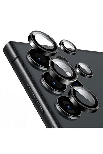 Lito Samsung Galaxy S25 Ultra Camera Protector S+ glass film, black