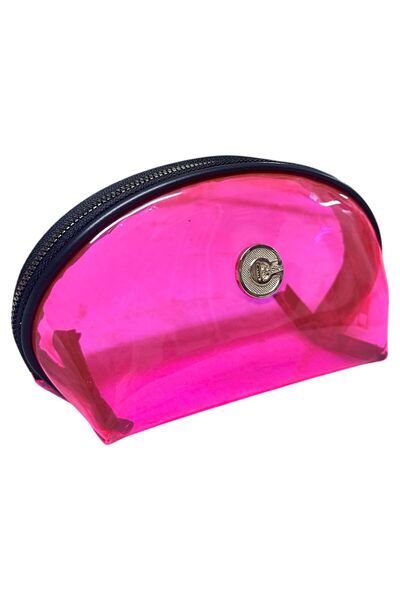 Maykis Transparent Clam Model Makeup and Travel Bag
