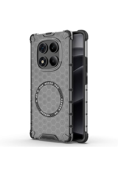 Techsuit Διαφανής θήκη για Xiaomi Redmi Note 14 Pro 4G HoneyComb Shield MagSa...
