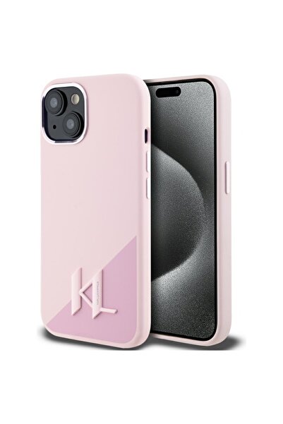 Karl Lagerfeld Husa Karl Lagerfeld iPhone 15 Silicone MagSafe, Shadow Metal I...