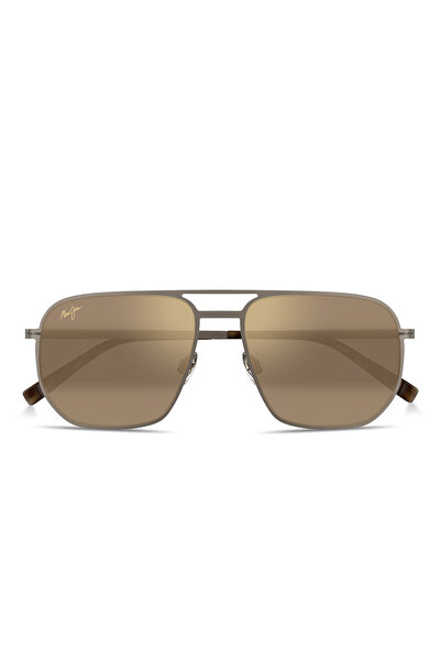 Maui Jim Sharks Cove Square Unisex Polarized Sunglass Metallic_Brown