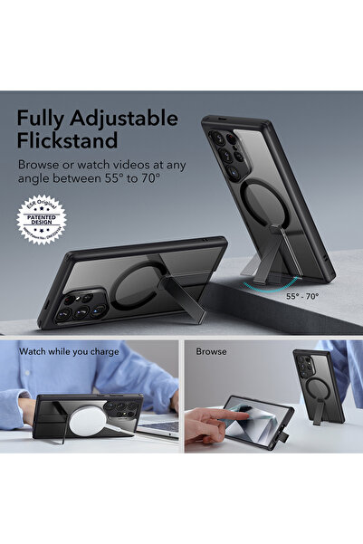 ESR Husa Samsung Galaxy S24 Ultra Boost Flickstand HaloLock, negru