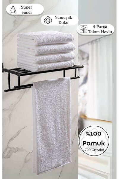 Karna Home Bath Towel Set 3-Piece Karna Hotel Series Gravel