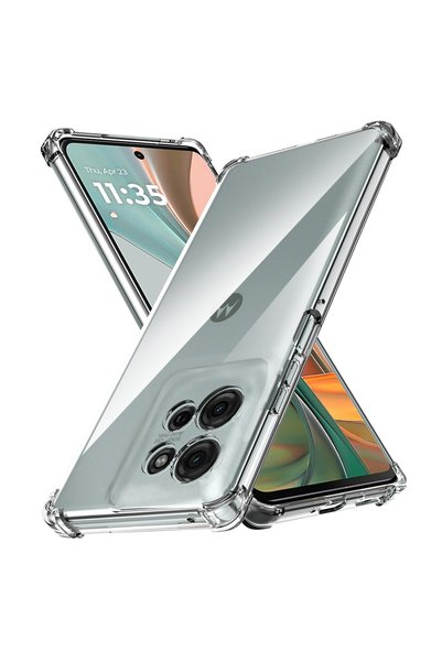 Techsuit Husa Motorola Moto G75 Shockproof Clear Silicone, transparenta