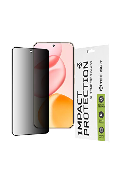 Techsuit Folie sticla Honor 400 111D Privacy Full Glue, negru