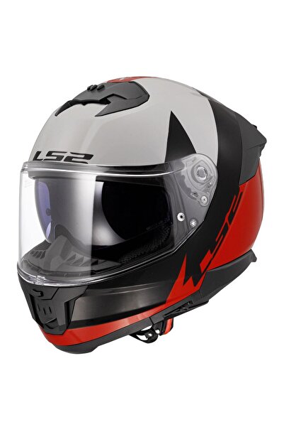 LS2 STREAM 2 THUNDERBIZ SİYAH-KIRMIZI KASK