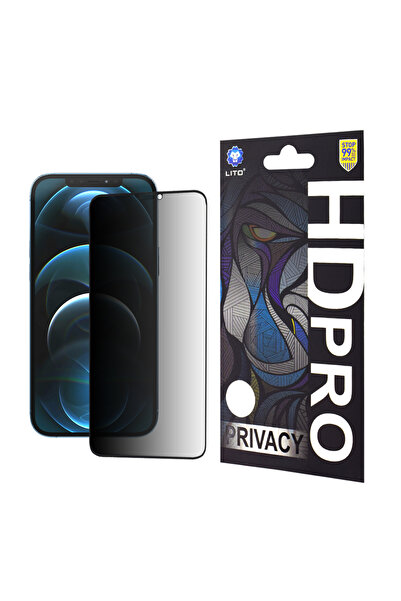 Lito Folie sticla iPhone 12 Pro Max HD Pro Privacy, negru