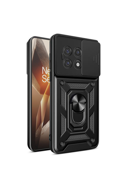 Techsuit Husa OnePlus 13R protectie camera CamShield Series, negru