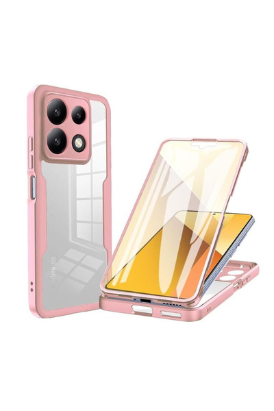 Techsuit Θήκη 360° για Xiaomi Poco X6 Pro ColorVerse, ροζ