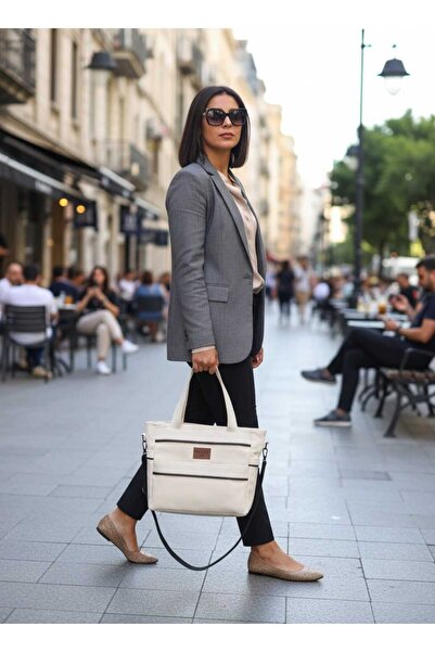 İvaLife İva Kanvas Dokuma Kadın Omuz Elde Taşıma Çantası Öğretmen Çantası Ofi...