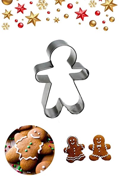 sui home 3 Boy Gingerman Adam Kurabiye Kalıbı Paslanmaz Çelik