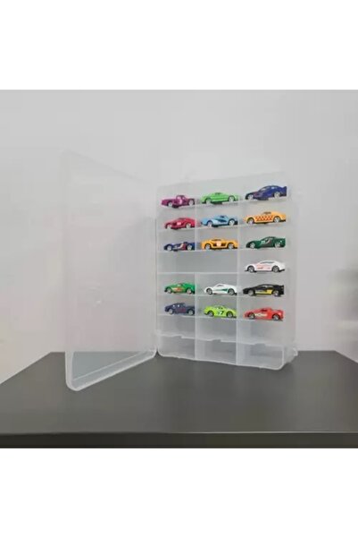 KESNUP Car storage box 46 compartments Transparent