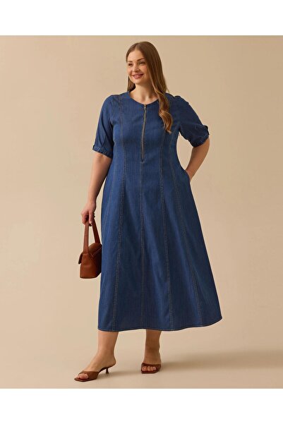 Gala-Xi 10002512214011 GALAXİ JEAN ELBİSE