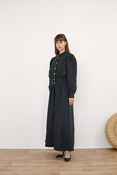 Butik Women's Long Gilet Dress Coat Set