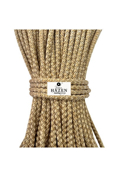 Hazen Home Tress Polyester Polip 6-7 mm 1 Kg Dikilebilir Örülebilir Salıncak Supla Sepet İp