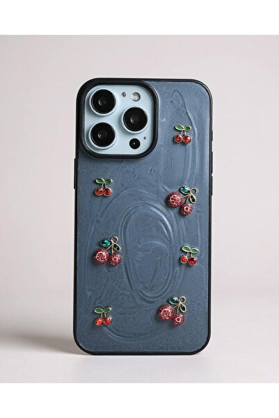 KILIF HOUSE Iphone 15 Uyumlu 3D Metal Detaylı Lüks Kılıf