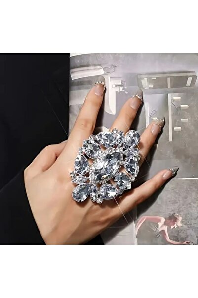 Dgt Luxury Rhinestone Look, Shiny, Flashy, Exaggeration Ring