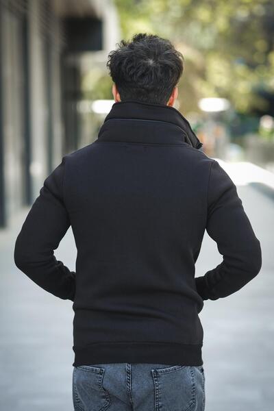 Oksit Fokt Three Thread Raised Detail Hidden Hooded Men's Sweatshirt