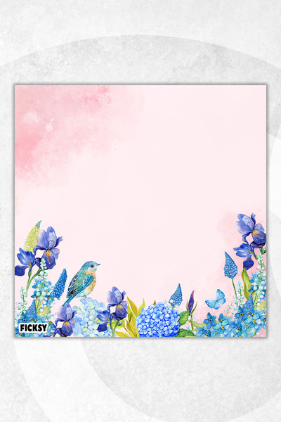 Ficksy Flower Memo Pad - 9*9 cm Size - 50 Sheets - Notepad - Memopad - Note Paper - to Do List - Notebook