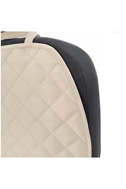 Metru Patrat Covoraș auto de protecție pentru spătarul scaunului din față, lavabil, impermeabil, culoare crem