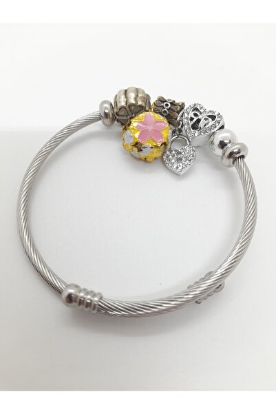 Zaradise Accessories سوار نسائي من الفولاذ المقاوم للصدأ موديل: 130599