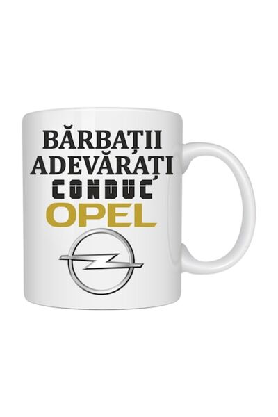 T&M Personalizare Cană personalizată „Bărbați adevărați conduc OPEL”, ​​Auto,...