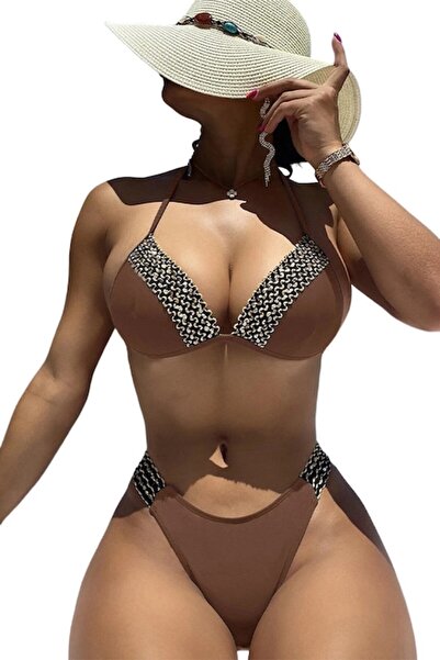 Mixbo Costum de Baie, Doua Piese, Brown Vibes, Mixbo, marime S