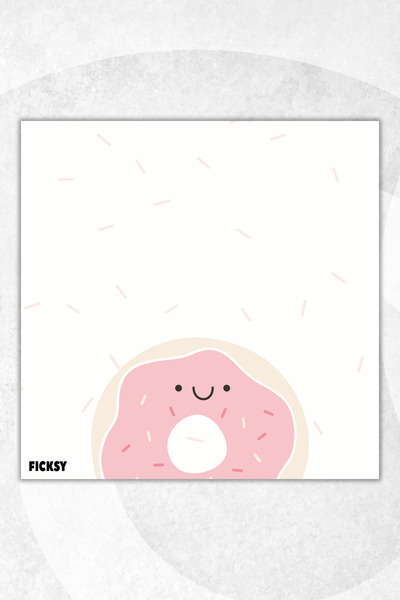 Ficksy Notepad - 9*9 cm Size - 50 Sheets - Notepad - Memopad - Note Paper - to Do List - Notebook