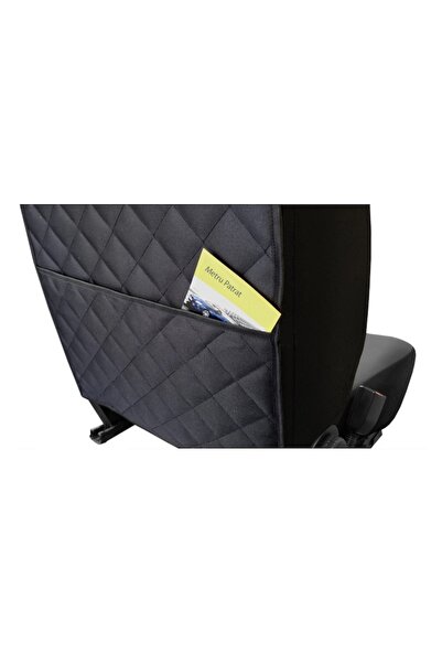 Metru Patrat Husă de protecție matlasată automată cu organizator, neagră, Metru Patrat