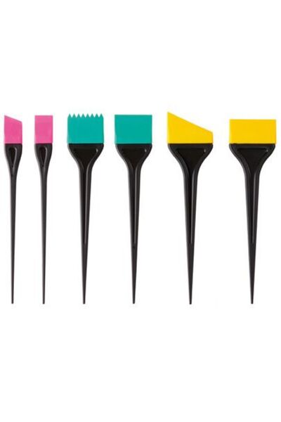 Bifull Set Paletine pentru Vopsit din Silicon - Silicone Tinting Brushes 6 Buc -