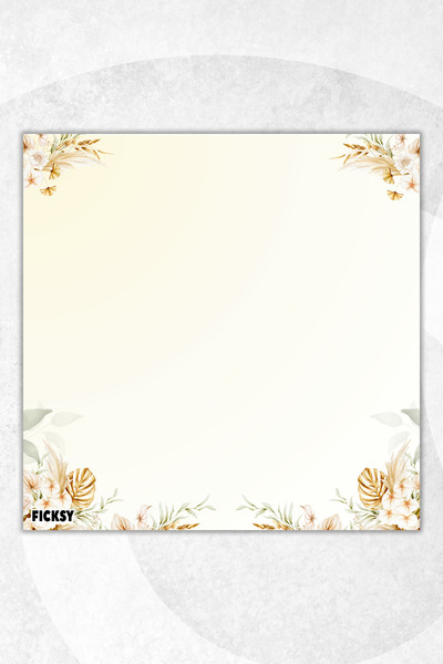 Ficksy Flower Memo Pad - 9*9 cm Size - 50 Sheets - Notepad - Memopad - Note Paper - to Do List - Notebook
