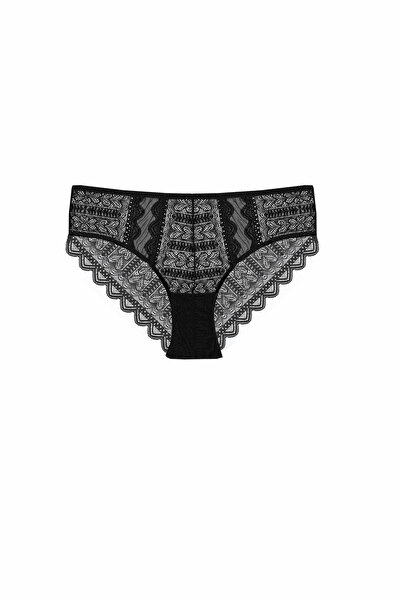 Simi Underwear Black Lace Kadın Sofistike Dantelli Külot