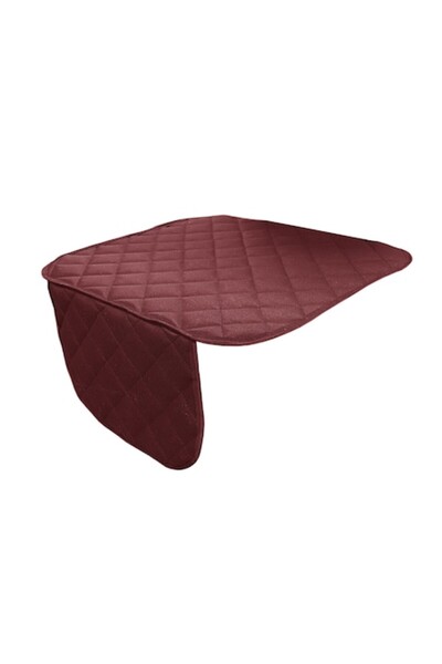 Metru Patrat Quilted Car Seat/Bench Protector - Universal, Burgundy, Metru Patrat
