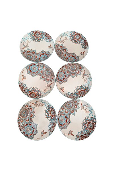 OEM Set 6 farfurii ceramice mandala