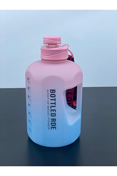 YzHome Luxury Motivation Colorful Acrylic Flask with Hanger Bottle Model Water Bottle Model 1000ml