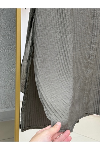 BENAHOLL Σετ μακρύ παντελόνι με κρυφό κορδόνι στον αστράγαλο Halona-EK592.3 Χακί