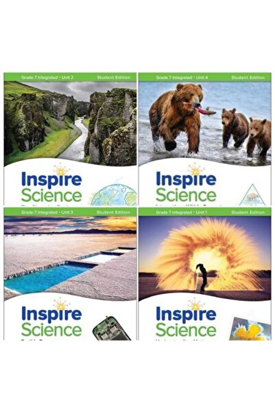 McDog مجموعة Inspire Science، الصف السابع - إصدار الطالب المطبوع (الوحدات من ...