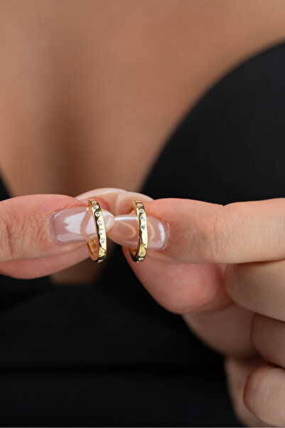 Silvano Jewelry 925 Ayar Gümüş Taşlı Trend Küpe