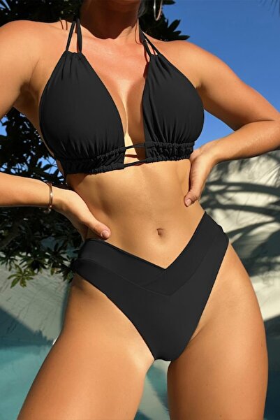 Mixbo Bikini, Two-Piece, Black Fantasy, Size S