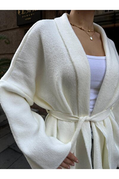 DEHA textile Cardigan with Belt Detail Knitwear 75 cm Standard