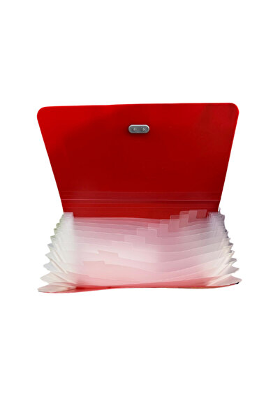 Umix 13 Bölmeli Lastikli Portföy Dosya (12,5cmx25,5cm)