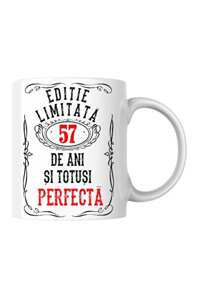 T&M Personalizare Cană personalizată - Ediție limitată 57 de ani și perfectă,...