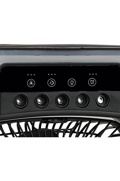 Generic Portable 4-in-1 Desk Fan with Cooling Spray, 90° Oscillation, 1-3h Timer, 3 Speeds, 5 Spray Modes,