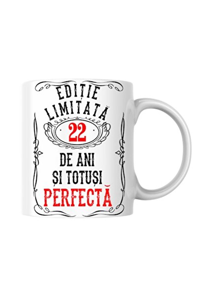 T&M Personalizare Cană personalizată - Ediție limitată 22 de ani și perfectă,...
