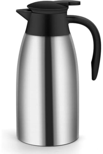 SKY TOUCH SKY-TOUCH 2L Vacuum Insulated Stainless Steel Teapot Thermal Flask Carafe – Large Capacity Double-
