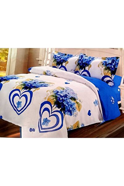 Casa Pucioasa Finet bed linen for 1 person, 4 pieces, 160x210 cm, with 2 pillowcases 55x75 cm