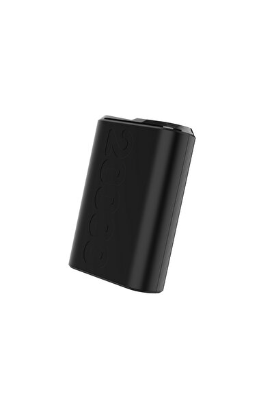 Bix TPB24 20000mAh PD 20W USB-C USB-A 3.0 Çift Çıkış 22.5W Hızlı Şarj Dijital Ekran Mini Powerbank Siyah