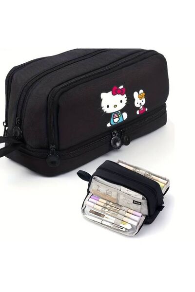 ada çanta kırtasiye Cutie pentru creion cu capacitate mare cu 4 compartimente...